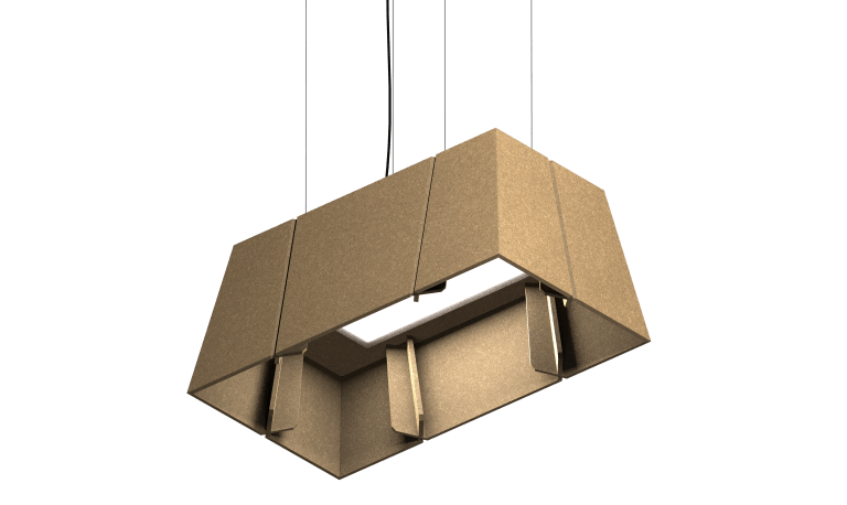 Acoustic Box Rectangular Light